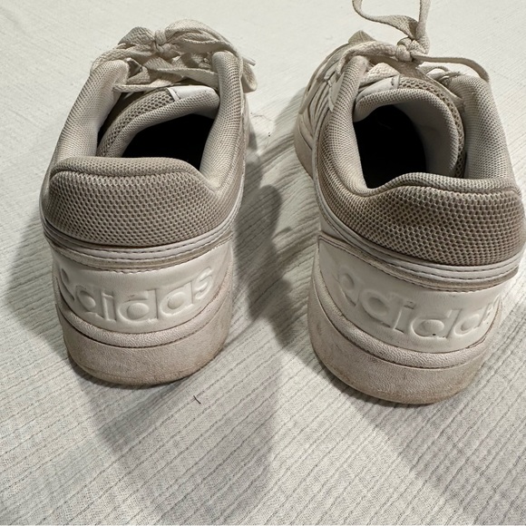 Adidas Women’s Hoops 3.0 Low Classic White Sneakers • Lace Up • Women’s 9 - Picture 5 of 10